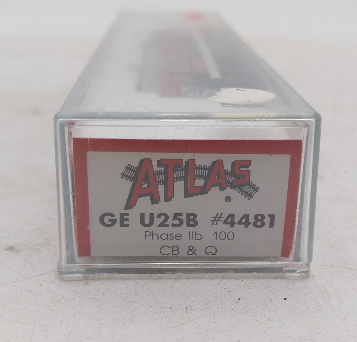 Atlas 4481 N Burlington Route GE U25B Diesel Locomotive #100 EX/Box