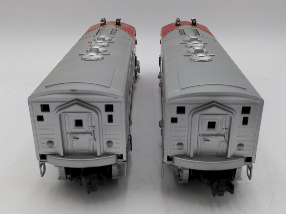 Lionel 6-11711 O Santa Fe F-3 AA Diesel Locomotive Set 8100/8102 with RS (2) EX/Box