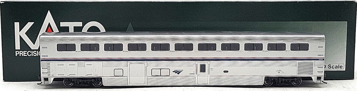 Kato 35-6093 HO Amtrak Superliner I Phase VI Coach-Baggage #31035 LN/Box