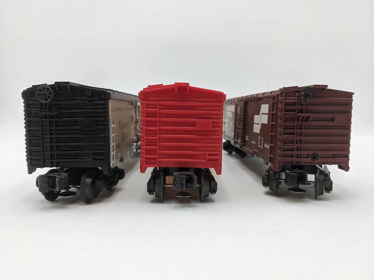 Lionel O Gauge Assorted Train Cars [3] EX