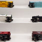 Lionel O Assorted Freight Cars 6-19526, 6-19525, 6-19524, 6-9387, 6-1922 [6] EX/Box