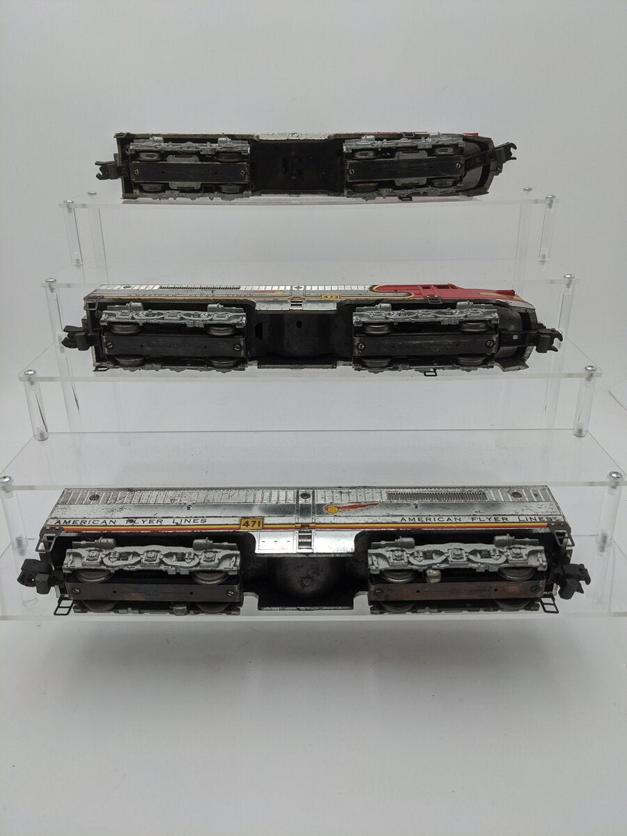 American Flyer Vintage S American Flyer Lines Diesel Locomotives 473,470&471 [3] VG