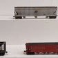 Assorted HO Scale Custom Weathered Uncovered & Covered Hoppers [6]