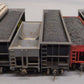 Assorted HO Scale Custom Weathered Uncovered & Covered Hoppers [6]