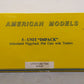 American Models SC6-5T S Gauge Impack 5-Unit Flatcar w/ Trailers NIB