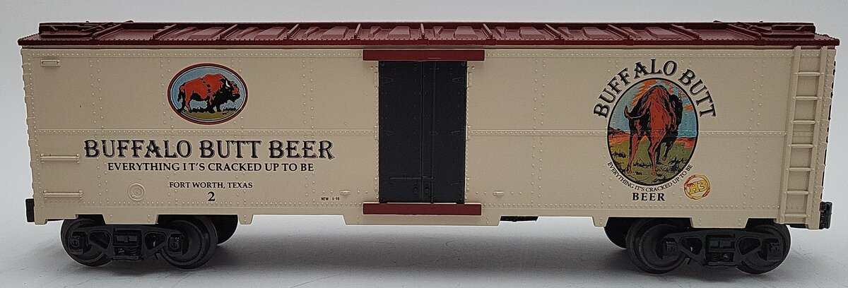 MTH 30-78227 O Buffalo Butt Beer RailKing Modern Reefer Car #2