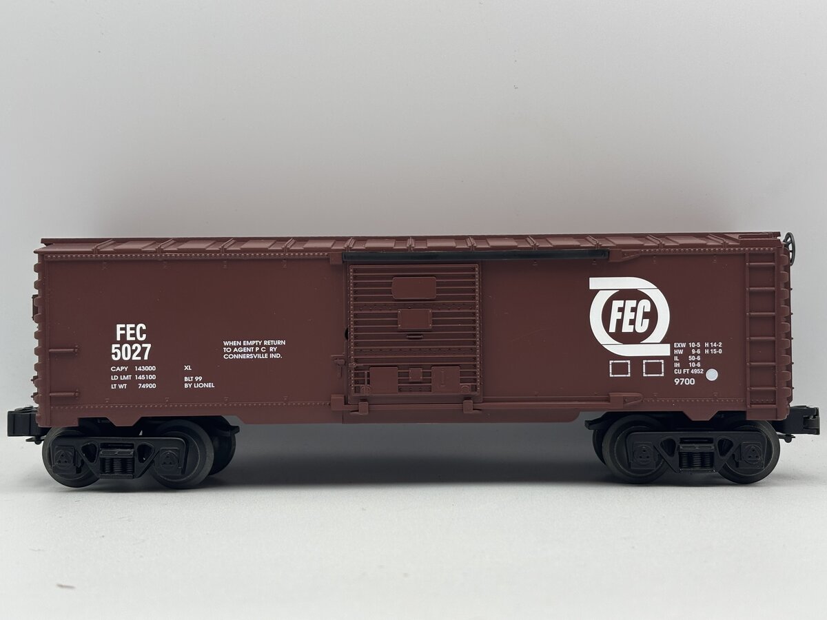 Lionel 6-26223 O Gauge Florida East Coast Boxcar #5027 LN/Box