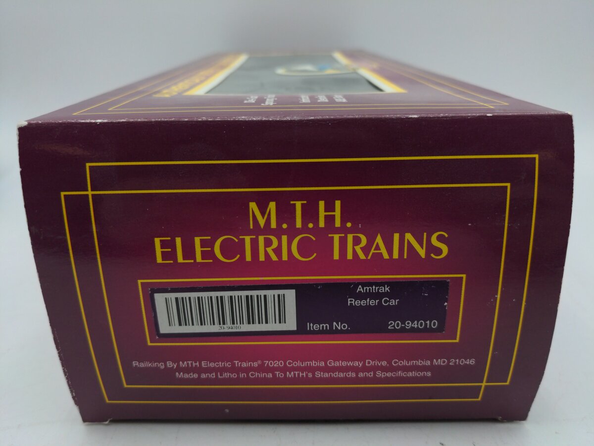 MTH 20-94010 O Gauge Amtrak Reefer Boxcar #1710 LN/Box