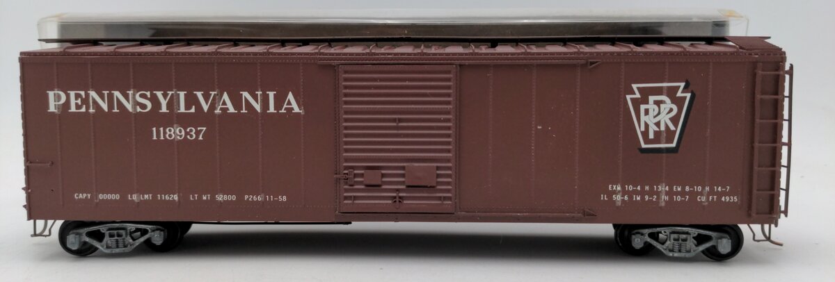 Downs Model RR B-5529 S-Gauge PRR Rusti Insulated Boxcar Kit #118937 - Assembled EX/Box