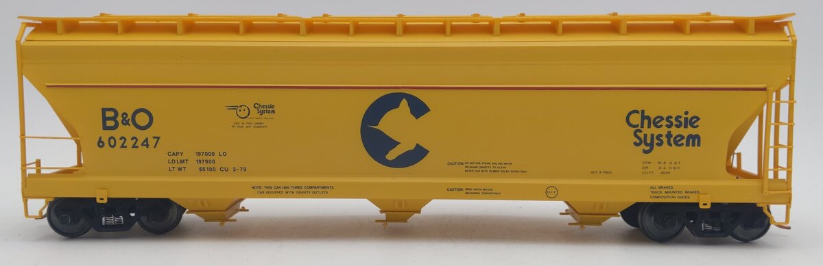 Pacific Rail 4650 S B&O Chessie ACF Center Flow Hopper Kit #602247 - Assembled VG/Box