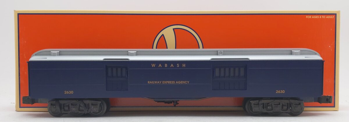Lionel 6-19064 O Gauge Wabash REA Baggage Car #2630 EX/Box
