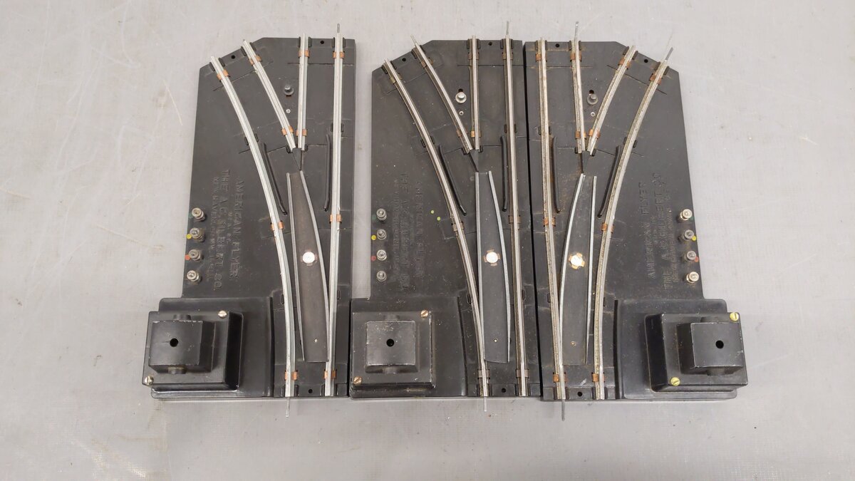 American Flyer S Assorted Track Switches And Crossovers [6] VG
