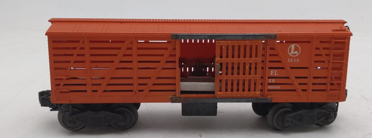 Lionel 3656 Vintage O Armour Operating Cattle Car #3656 VG