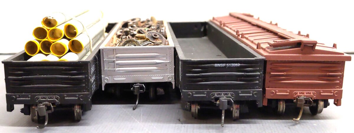 Bachmann & Others HO Assorted Freight Cars: 512052, 82005, 1246, 328000 [4] VG