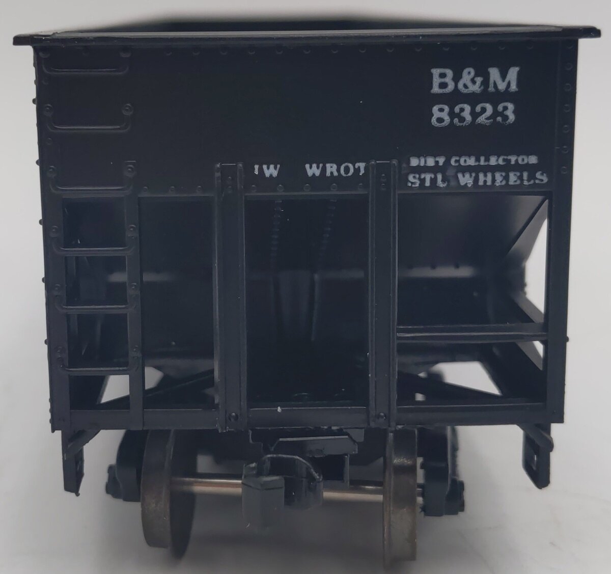 American Models S Scale Boston & Maine Hopper Car #8323 EX/Box