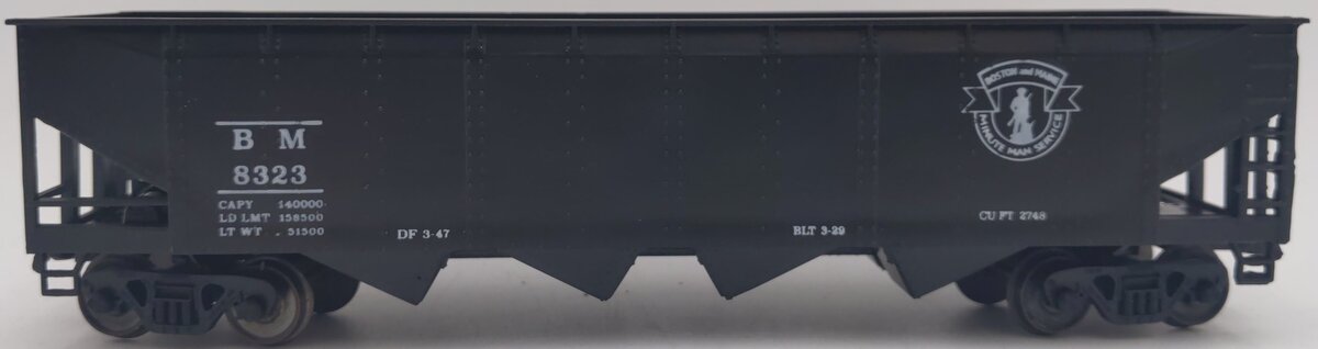 American Models S Scale Boston & Maine Hopper Car #8323 EX/Box