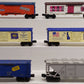 Lionel O Assorted Freight Cars 6-7601, 6-19231, 6-16407, 6-9816, 6-9858 [6] EX/Box