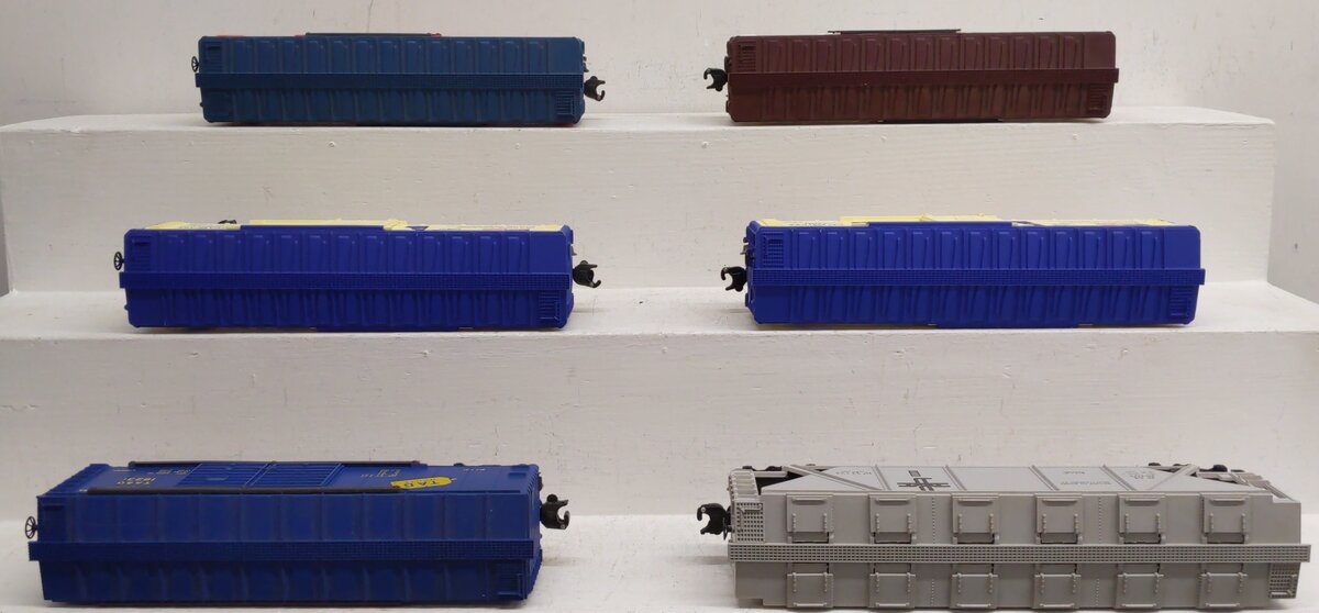 Lionel O Assorted Freight Cars 6-7601, 6-19231, 6-16407, 6-9816, 6-9858 [6] EX/Box