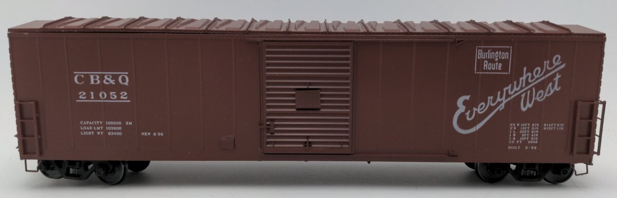 Pacific Rail B-509 S CB&Q 50' Boxcar #21052 VG/Box