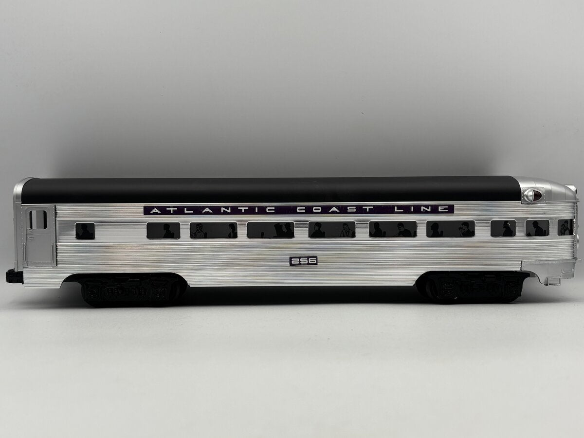 Lionel 6-19158 O Gauge Atlantic Coast Line Aluminum Observation Car #256 EX/Box