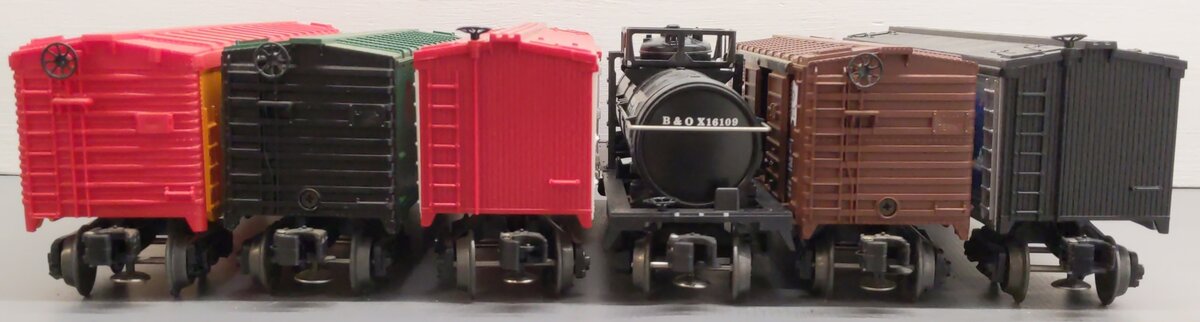 Lionel O Assorted Freight Cars 6-19523,6-19522, 6-19233,6-9884 [6] EX/Box