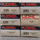 Lionel O Assorted Freight Cars 6-19523,6-19522, 6-19233,6-9884 [6] EX/Box