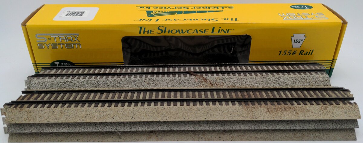 S-Helper 00257 S Gauge 15" Straight Track (Box of 6) VG/Box