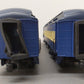 Lionel 6-39082 O Central of New Jersey Blue Comet Passenger Car Set (2) EX