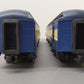Lionel 6-39082 O Central of New Jersey Blue Comet Passenger Car Set (2) EX