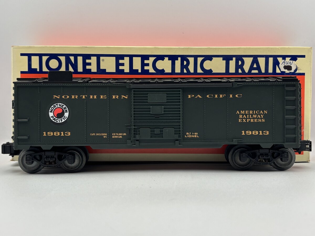 Lionel 6-19813 O Gauge Northern Pacific Operating Ice Car EX/Box