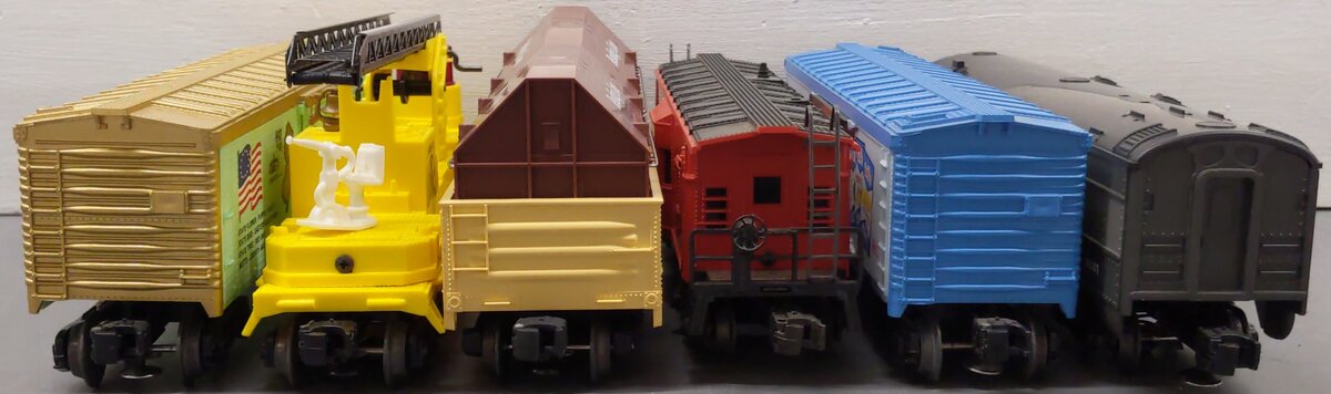 Lionel O Assorted Freight Cars 6-16525,6-9813,6-16041,6-7603,6-16660,6-17405 [6] EX/Box