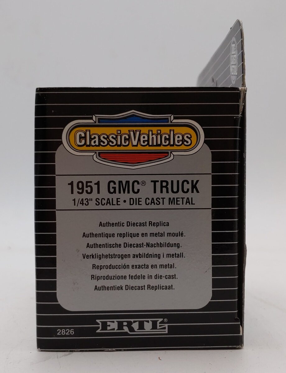 Ertl 2826 1:43 Silver Bird Transit 1951 GMC Panel Truck Classic Vehicles NIB