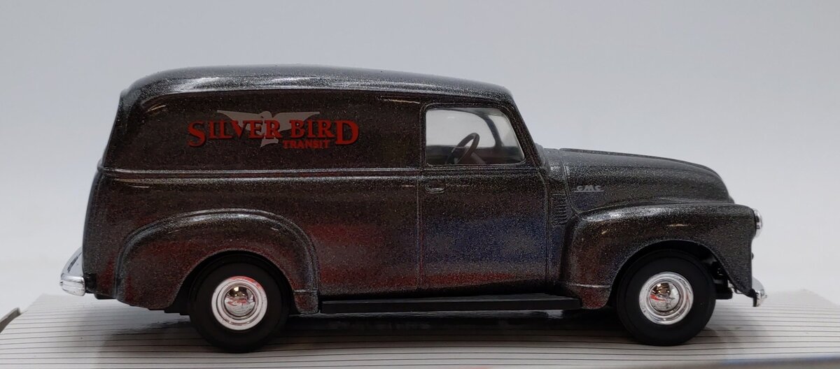 Ertl 2826 1:43 Silver Bird Transit 1951 GMC Panel Truck Classic Vehicles NIB