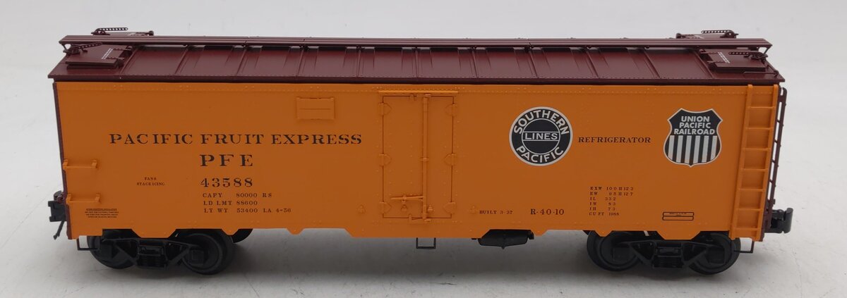 Atlas 8513D O Scale PFE 40' Steel Reefer (3 Rail) #43588 LN/Box