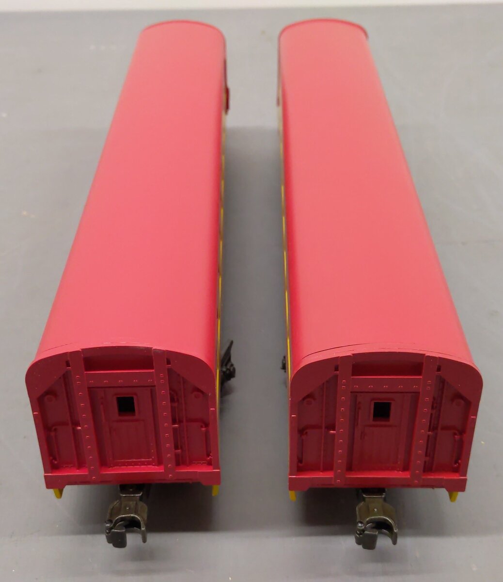 MTH 20-6105 O FEC 60' Sleeper/Diner Aluminum Passenger Car Set (Set of 2) EX/Box