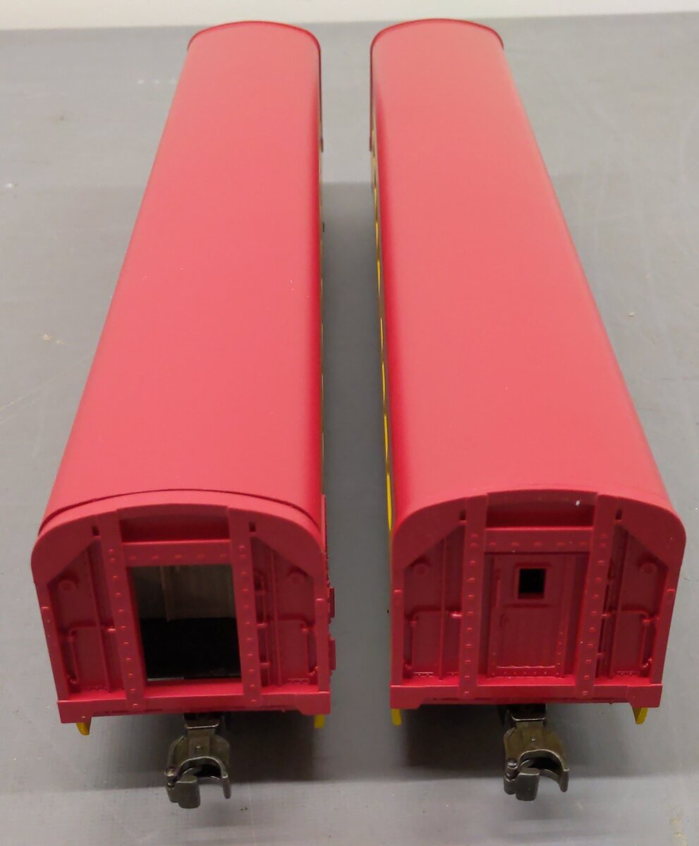 MTH 20-6105 O FEC 60' Sleeper/Diner Aluminum Passenger Car Set (Set of 2) EX/Box