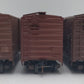American Models S Scale Boxcars: 1989, 35553, 93211 [3] EX