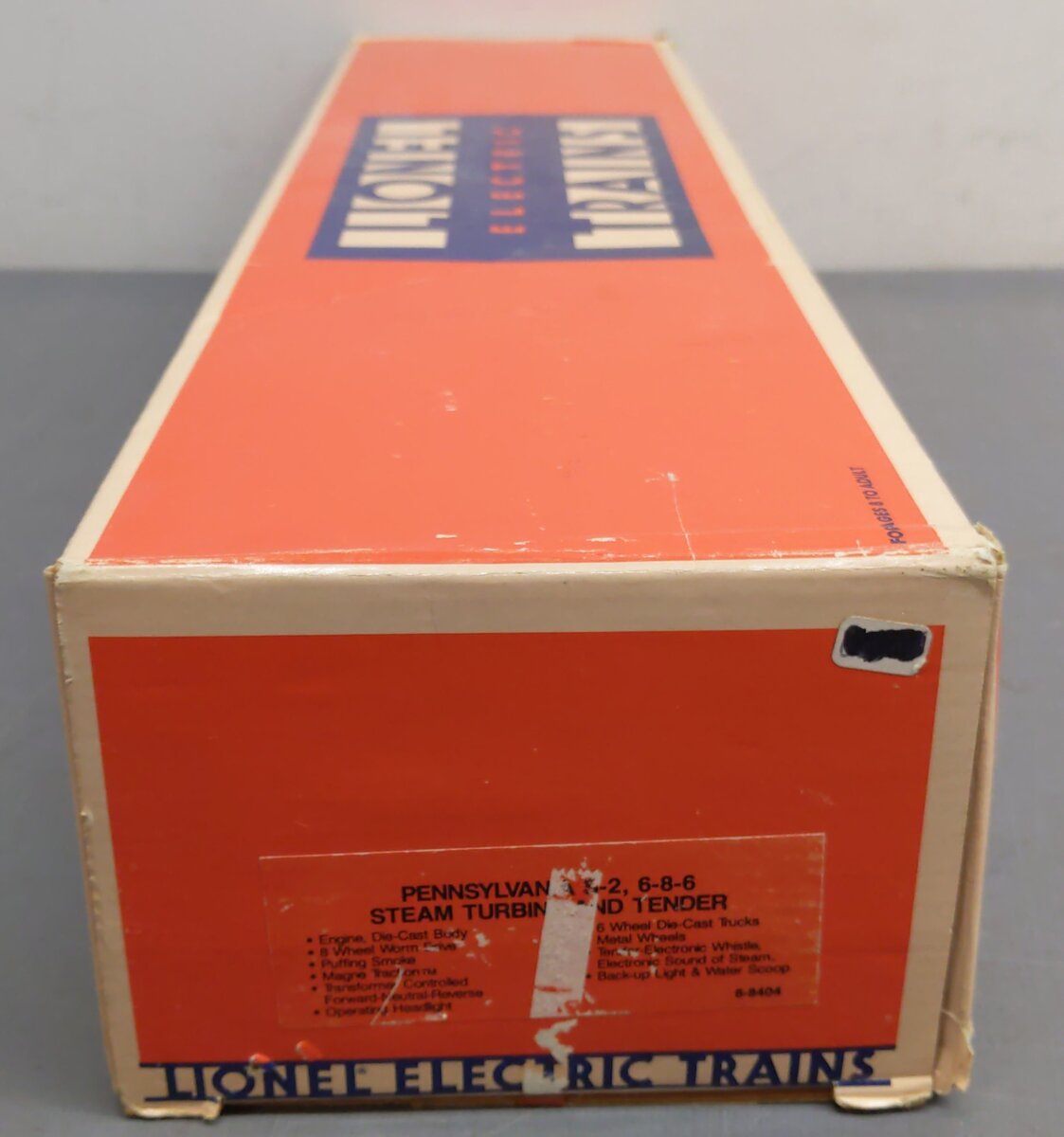 Lionel 6-8404 O Gauge PRR 6-8-6 S-2 Turbine Steam Locomotive & Tender #6200 EX/Box