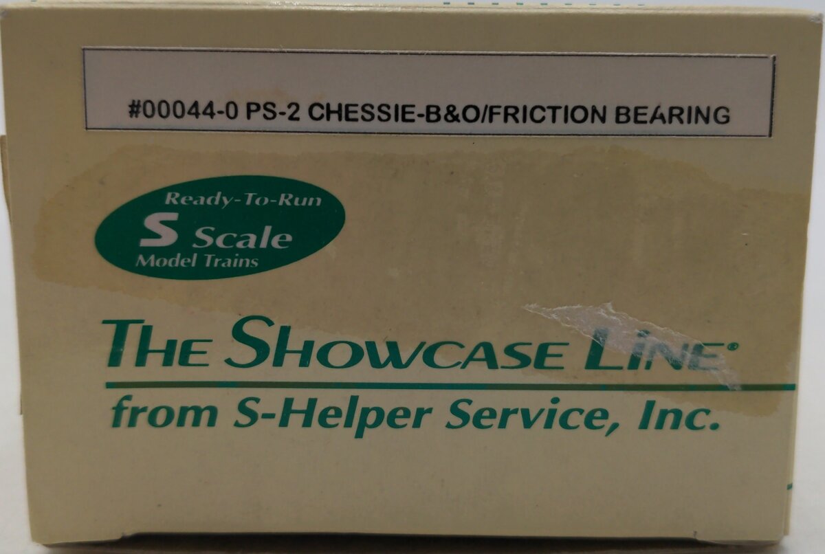 S-Helper Service 00044-0 S Gauge Chessie Covered 2-Bay Hopper #631542 EX/Box