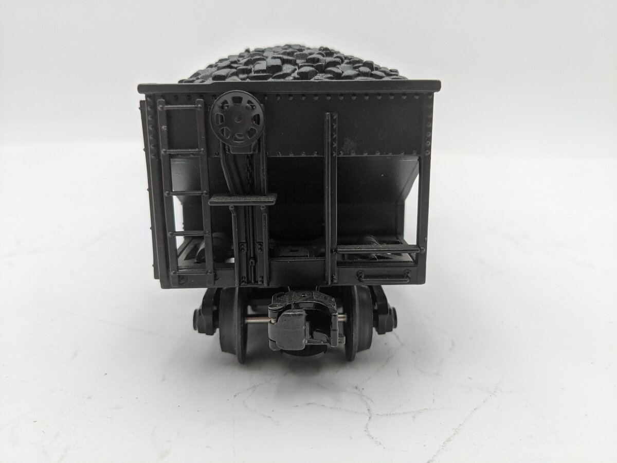 MTH 30-8001 O Baltimore & Ohio Die-Cast 4-Bay Hopper with Coal Load EX