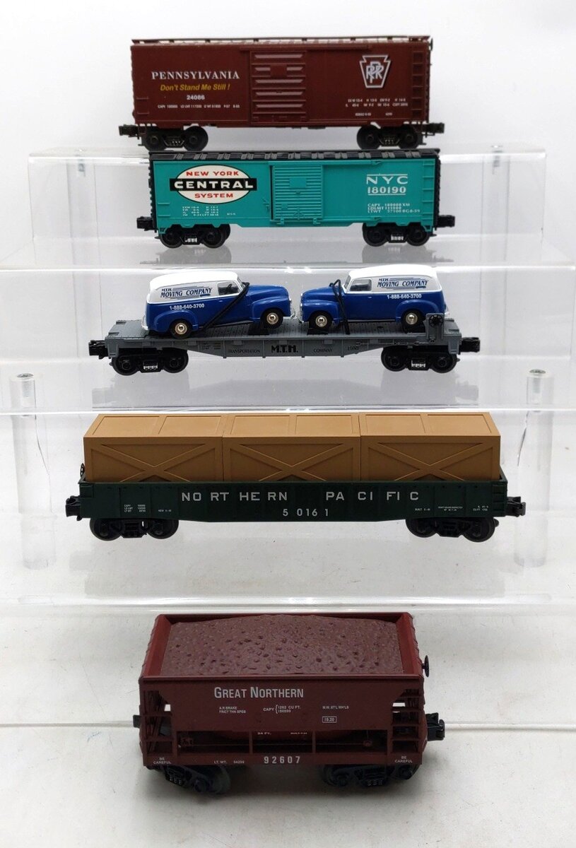 MTH & Other O Gauge Assorted Freight Cars [5] EX