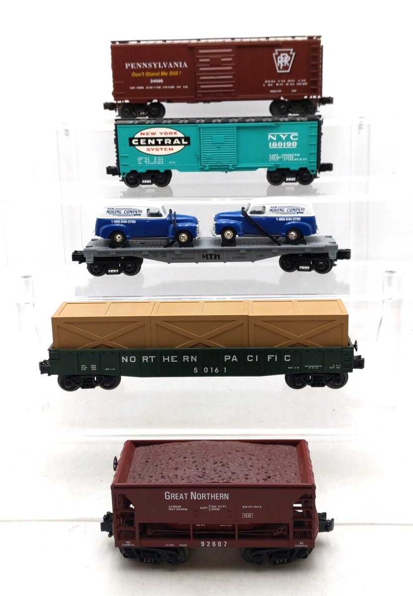MTH & Other O Gauge Assorted Freight Cars [5] EX
