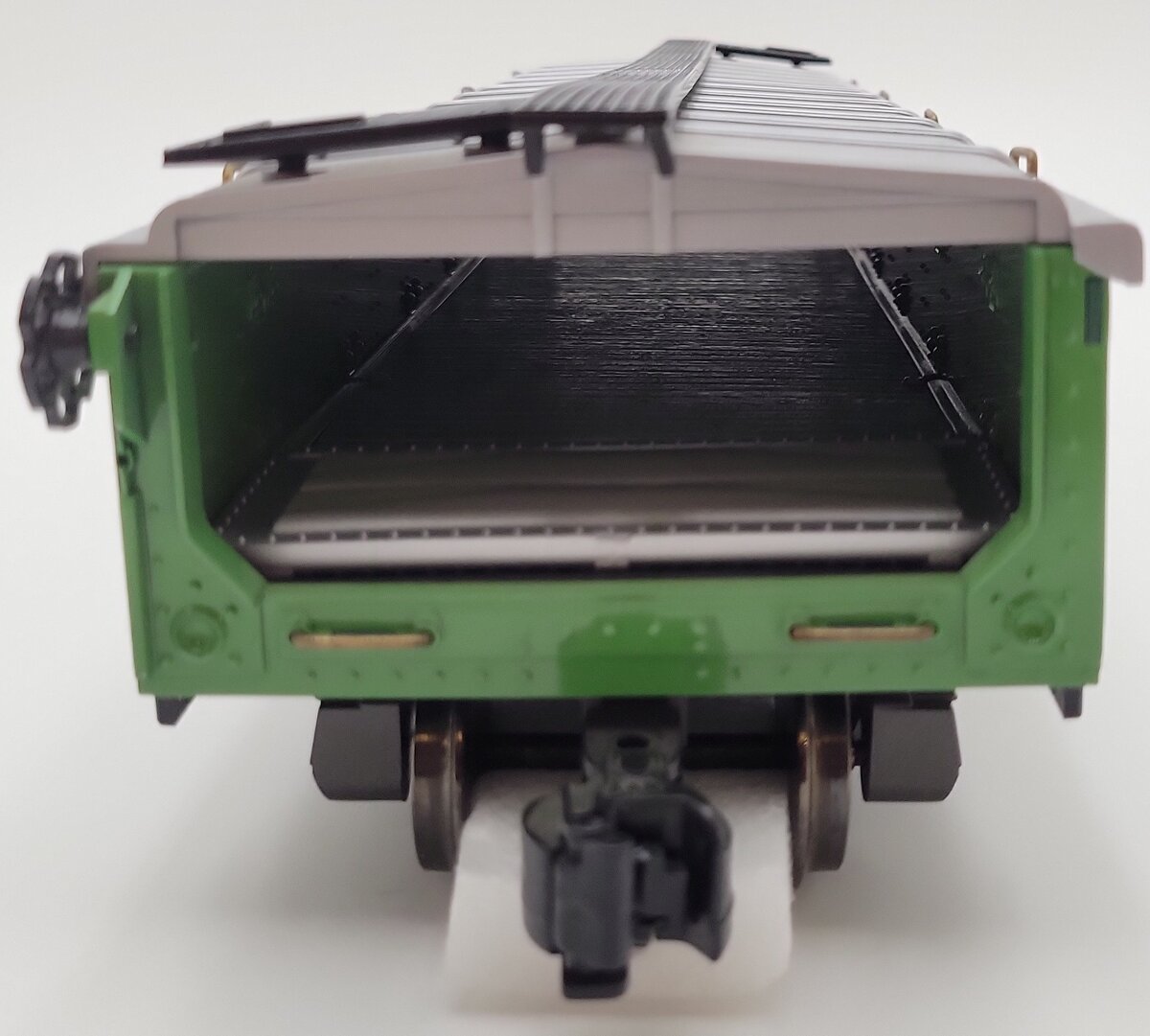 Aristo-Craft REA-41102 G New York Central Green Covered Gondola (Metal Wheels) LN/Box