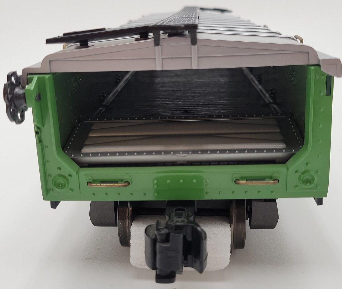 Aristo-Craft REA-41102 G New York Central Green Covered Gondola (Metal Wheels) LN/Box