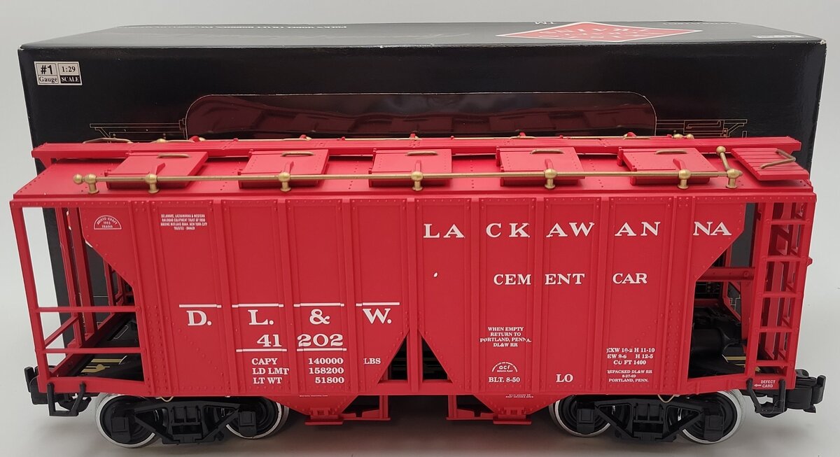 Aristo-Craft 41202 1 Gauge D.L.&W. Lackawanna Hopper EX/Box