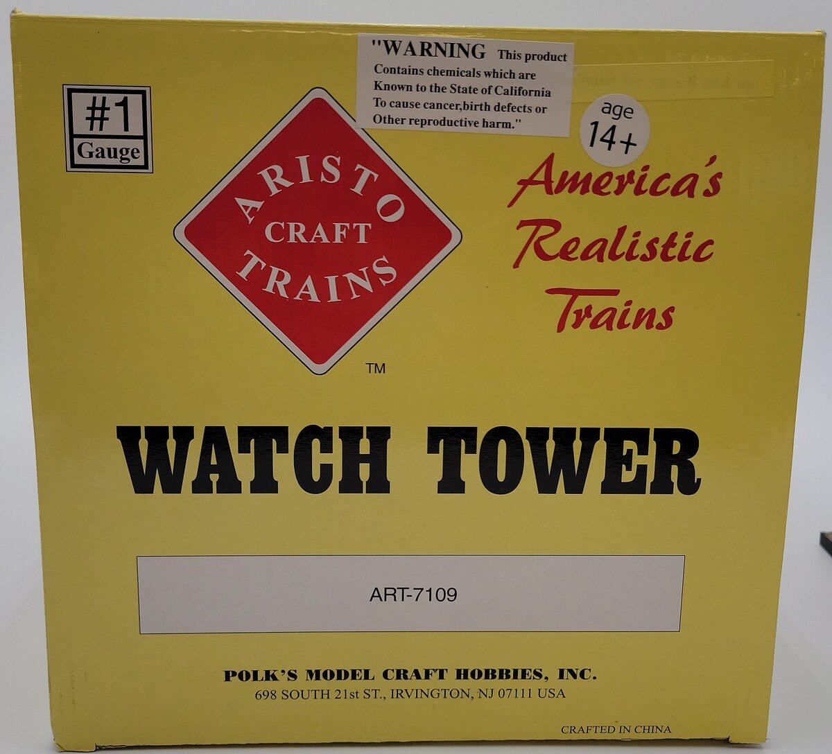 Aristo-Craft 7109 1 Gauge Elevated Switch Tower LN/Box