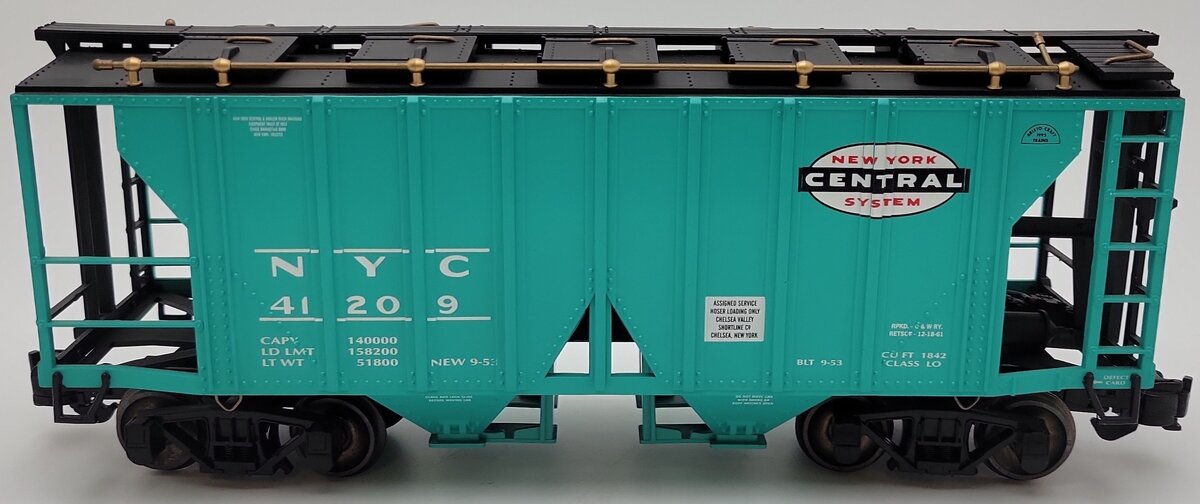Aristo-Craft 41209 1 Gauge New York Central 2 Bay Covered Hopper EX/Box