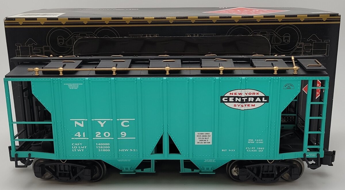 Aristo-Craft 41209 1 Gauge New York Central 2 Bay Covered Hopper EX/Box