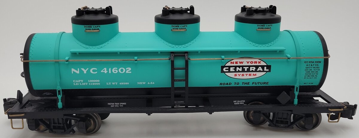 Aristo-Craft 41602 1 Gauge New York Central Triple Dome Tank Car EX/Box