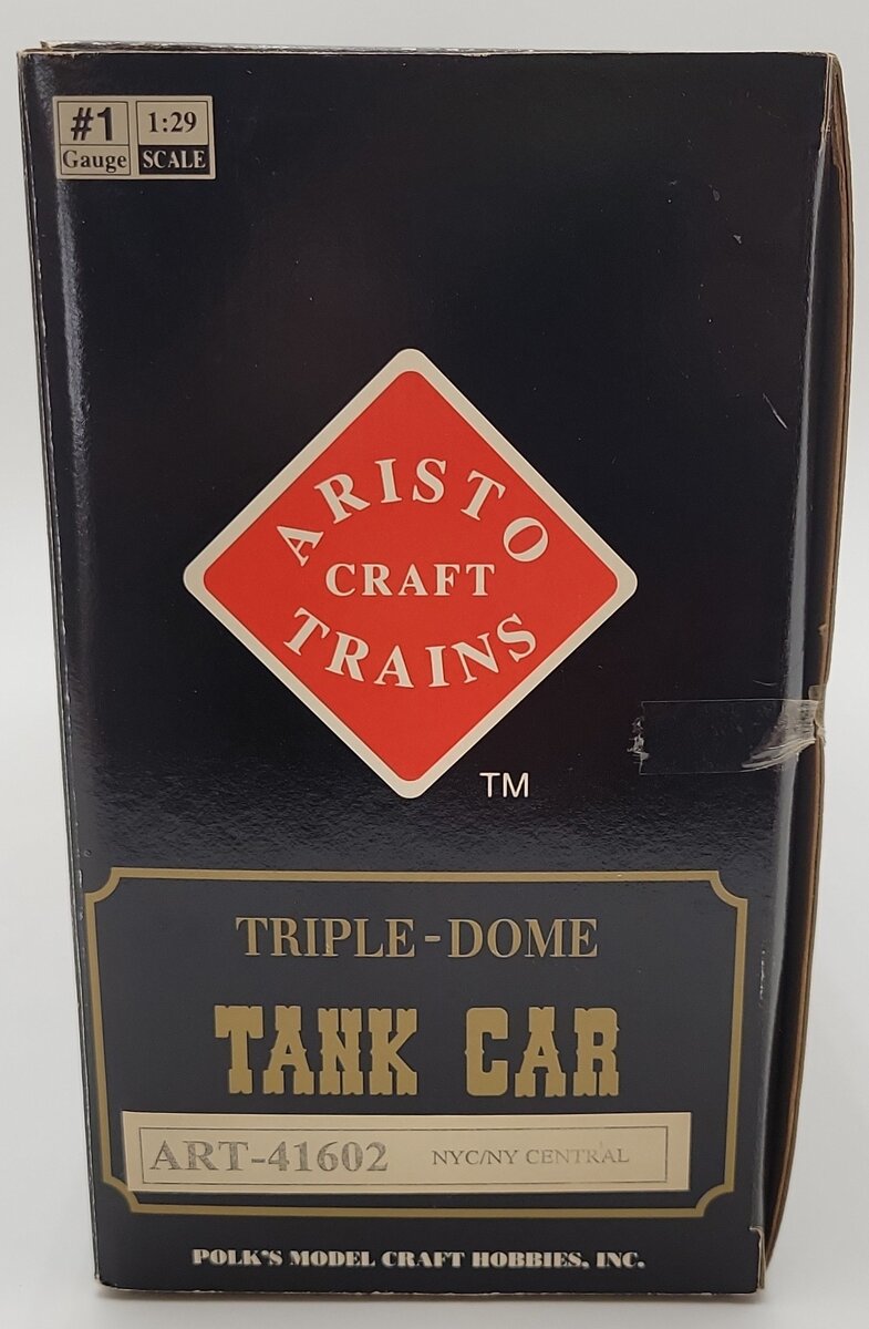 Aristo-Craft 41602 1 Gauge New York Central Triple Dome Tank Car EX/Box